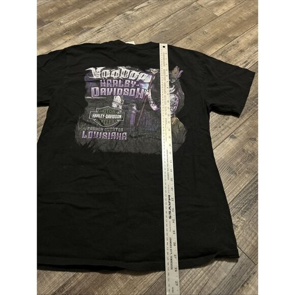 Harley Davidson Motor Cycles Voodoo French Quarter Louisiana T-Shirt Men’s L - Picture 5 of 8